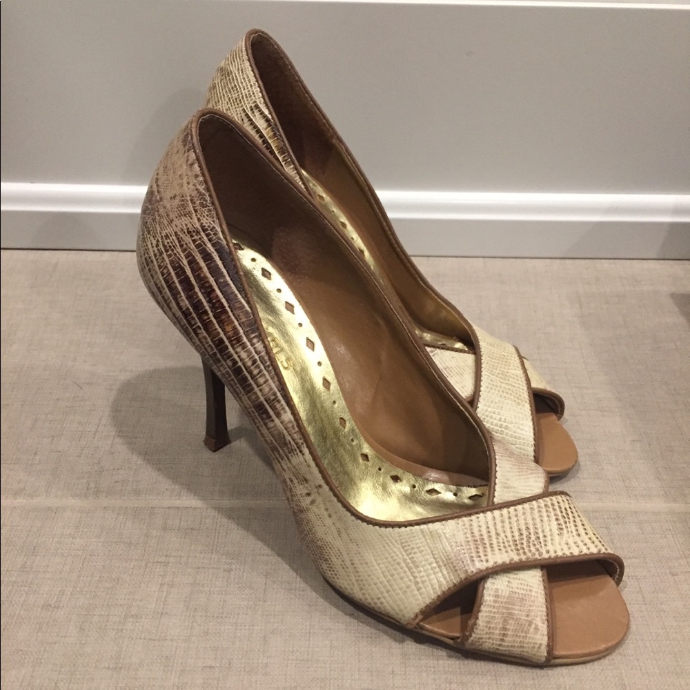 BCBGirls peep-toe stilettos